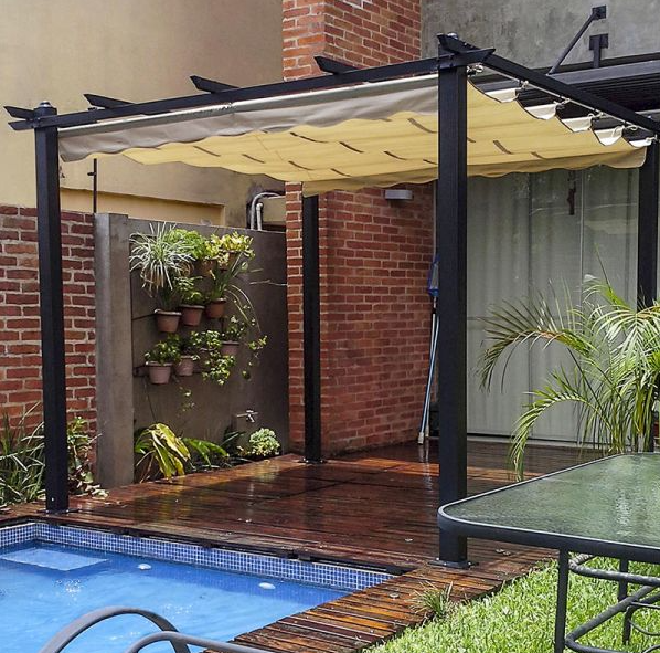 TOLDO TIPO PERGOLA ORIENT SYROCCO 3X4 C/ INSTALACION YF-3809B/G