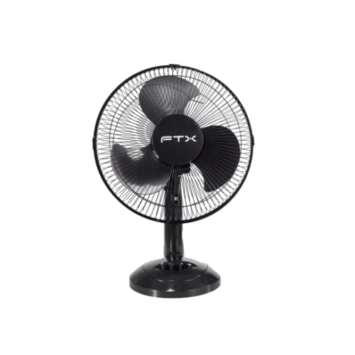 VENTILADOR DE MESA FTX 3 VELOCIDADES AURA 45W 220V NEG/MET HB-TF-15-02