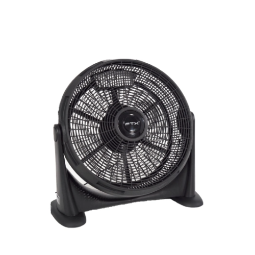 VENTILADOR DE PISO FTX 3 VELOCIDADES RAFAGA 90W 220V NEGRO/PLAST KYT50-7