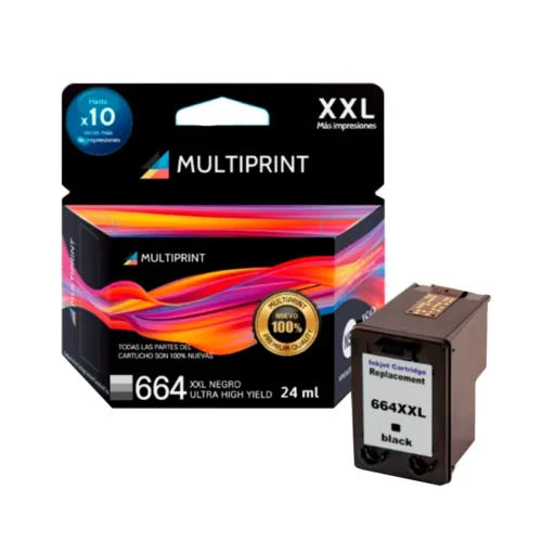 CARTUCHO NEGRO 664 XXL PRINTERS 664XXL