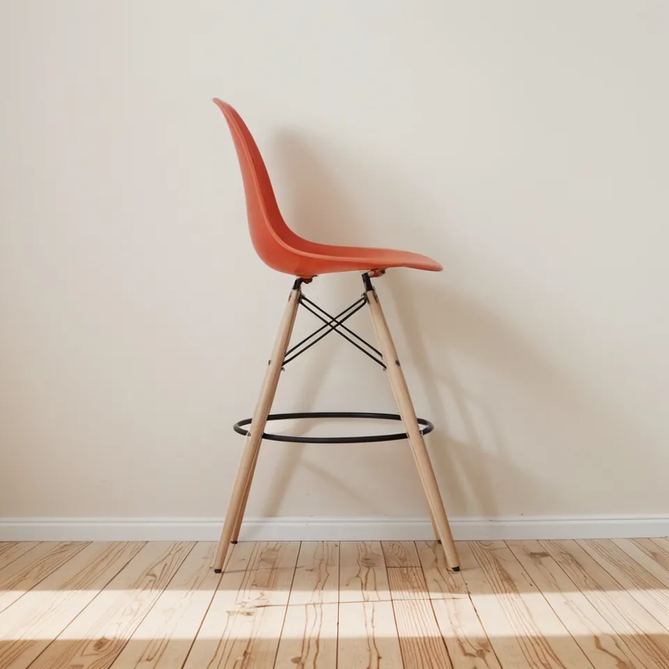 BUTACA ALTA EAMES ROJO - Imagen 2
