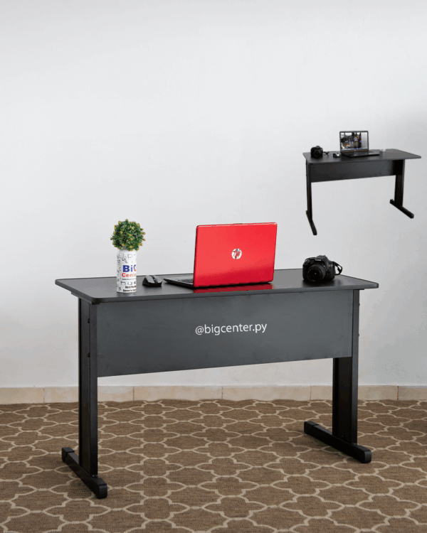 ESCRITORIO BLACK 15MM 100X60 CM  MOVEL