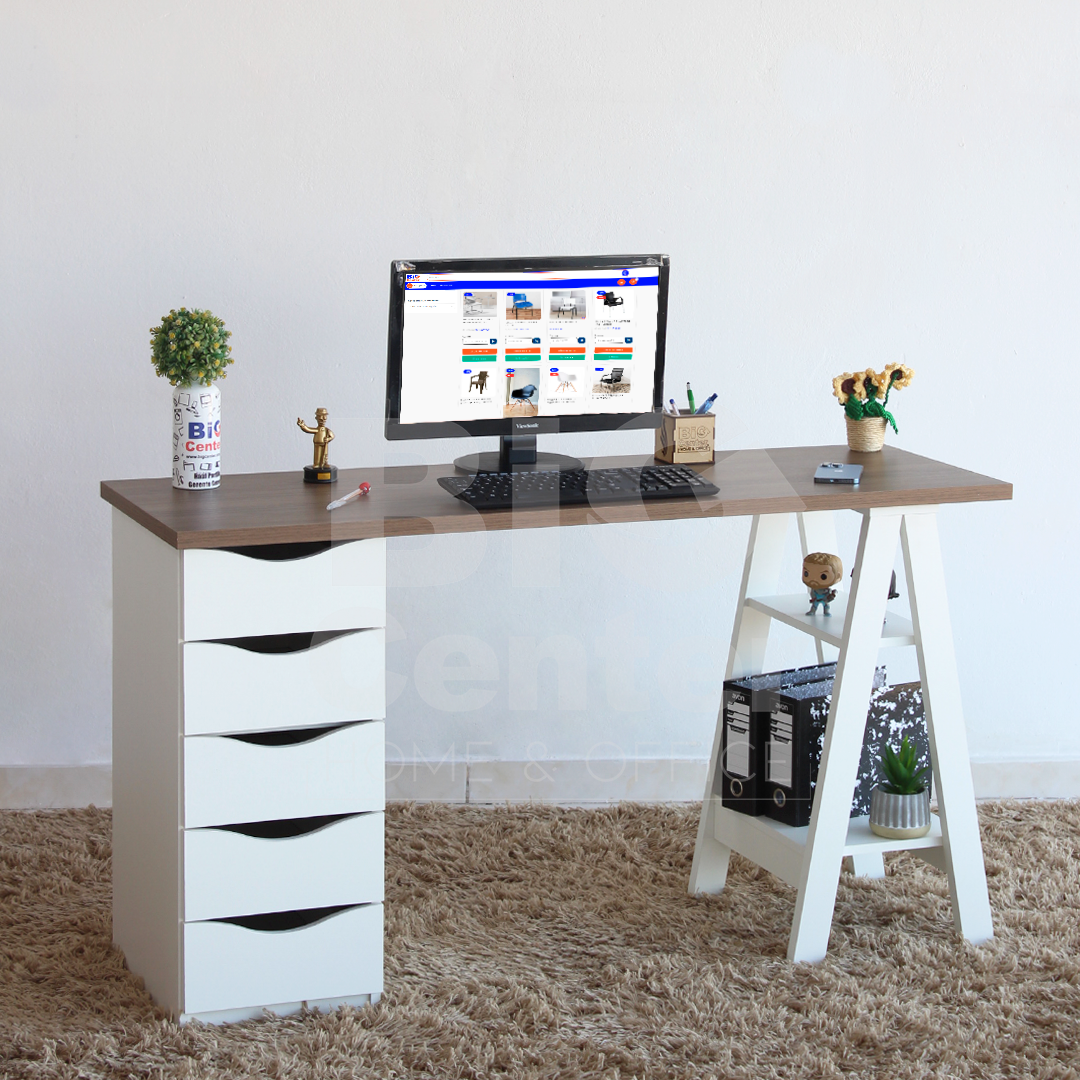 COMBO ESCRITORIO SPIRIT+ ARMARIO SEMI ABIERTO+ SILLA EAMES - Imagen 2