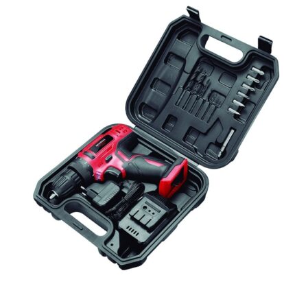 KIT MALETIN TALADRO ATORNILLADOR MONDIAL A BATERIA (FPF06M)