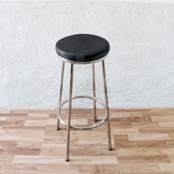 BUTACA ALTA FUN PATAS CROMADA MACOX 75 cm(4942)