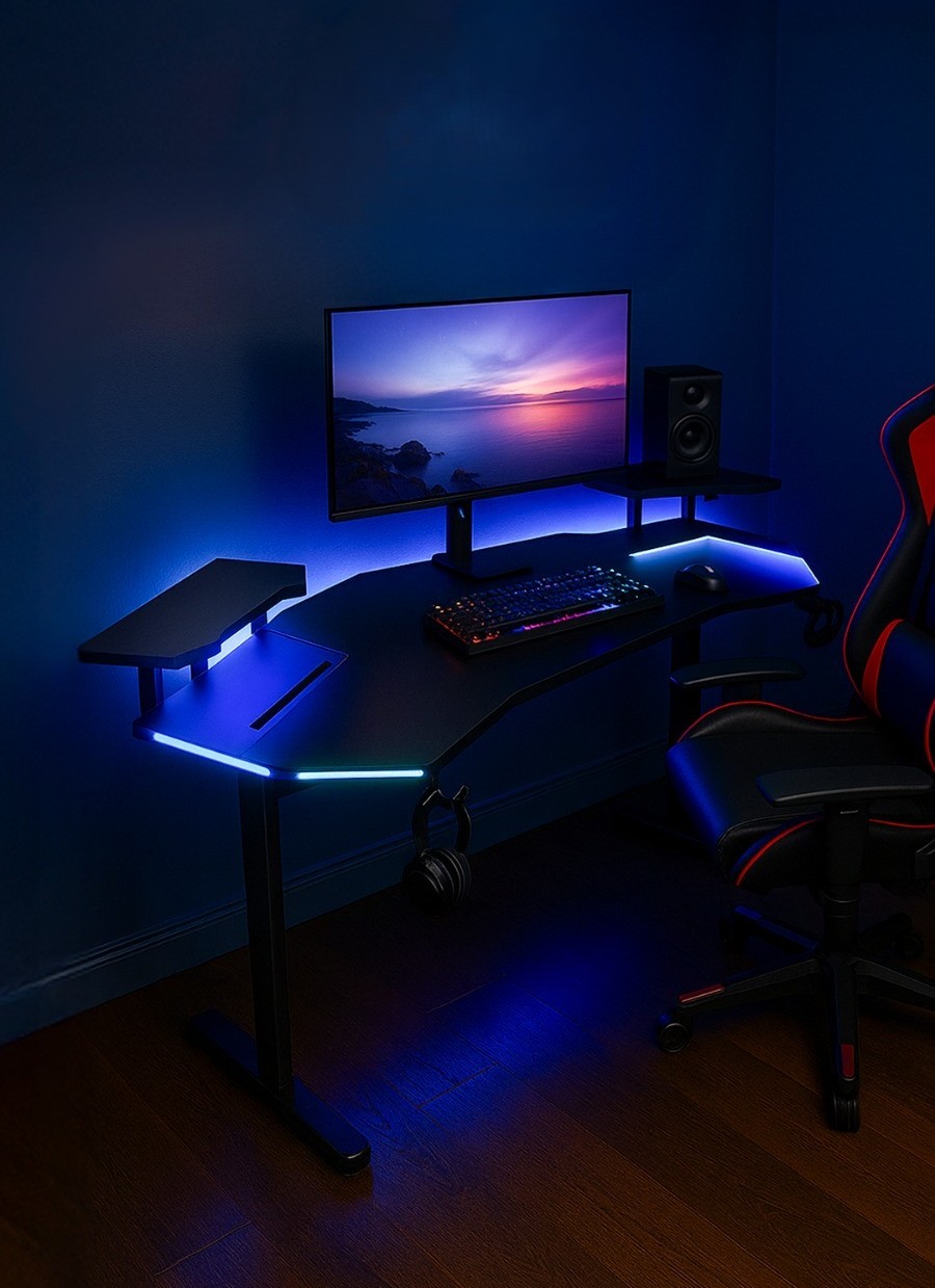 MESA ELEVATORIA GAMER SATE RGB GT-607