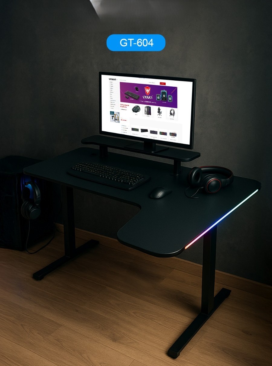 MESA GAMER SATE RGB GT-604