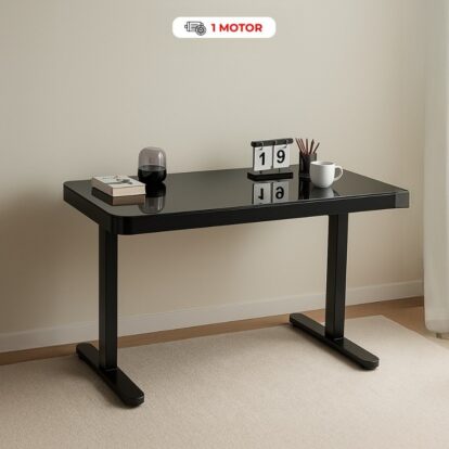 ESCRITORIO CON ELEVACIÓN VIDRIO 6MM A-MT501