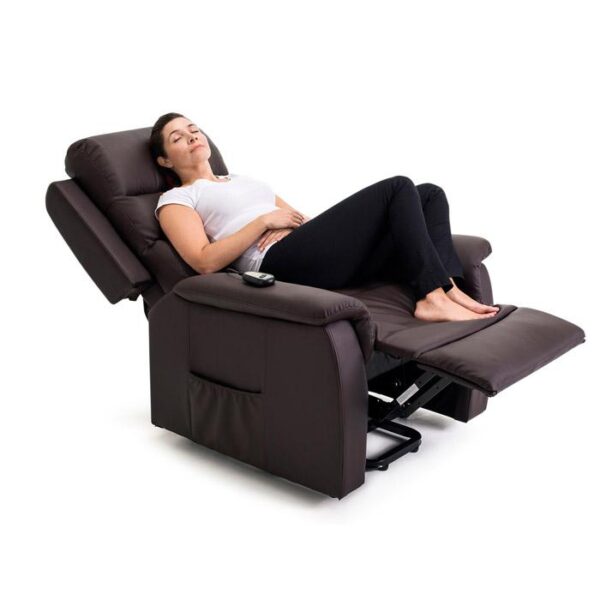 SOFA ELECTRICO ERGONOMICO MOD TM3000 THERALIFT THERAMART - MARRON - Imagen 4