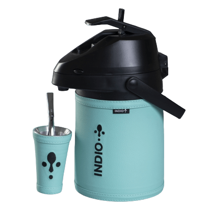 TERMO TERERE INDIO INOX 2.5L SIMIL VERDE TIFFANY