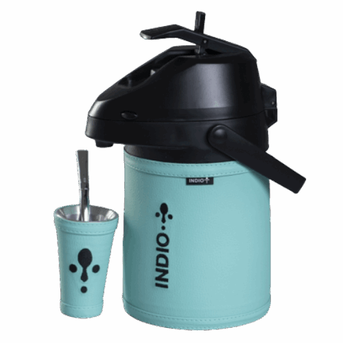 TERMO TERERE INDIO INOX 2.5L SIMIL VERDE TIFFANY