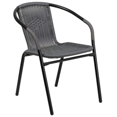 SILLA TIPO RATAN GRIS CLASSIC
