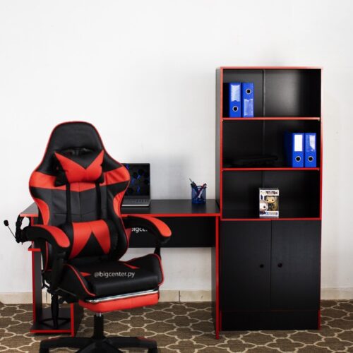 COMBO GAMER SILLA (LVS048) + ARMARIO + ESCRITORIO