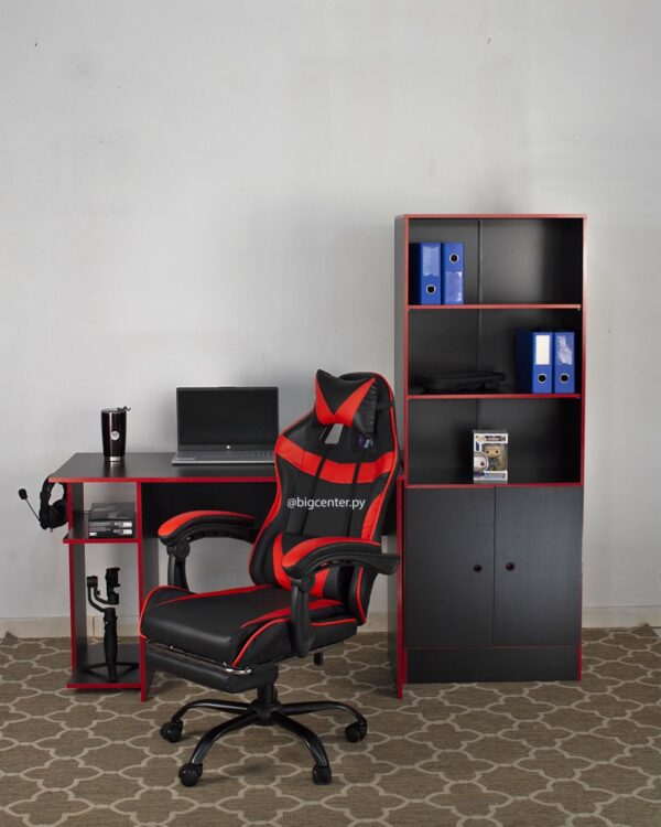 COMBO GAMER SILLA (LVS048) + ARMARIO + ESCRITORIO - Imagen 2