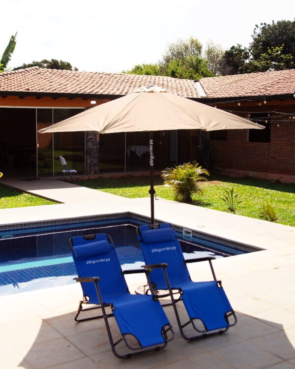 SOMBRILLA MARKET 250CM C/ BASE - Imagen 2