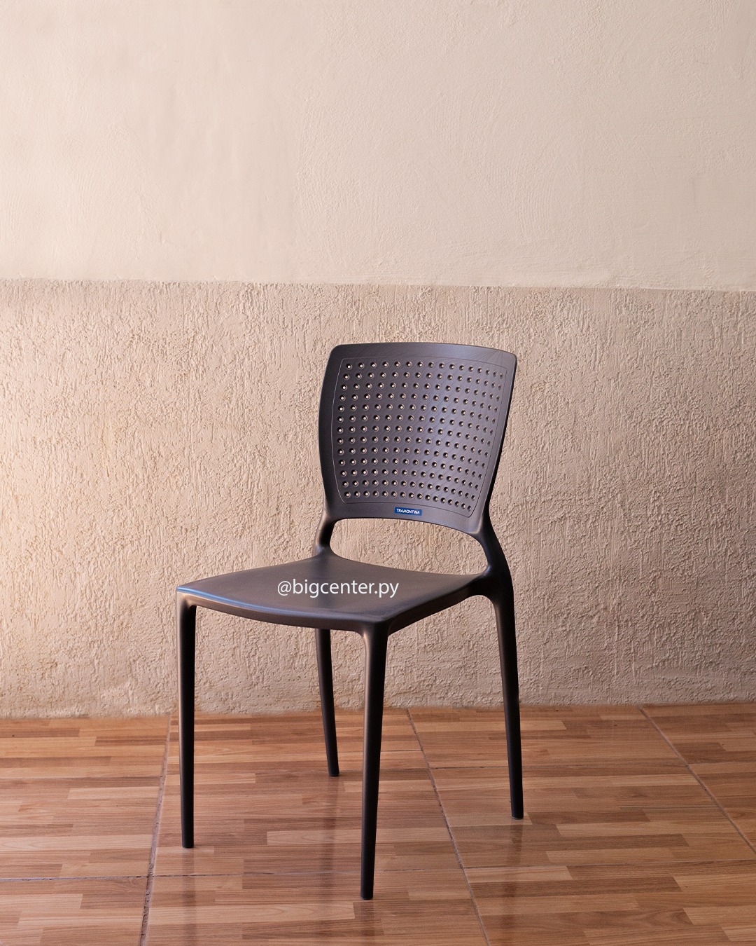 SILLA FIJA SAFIRA TRAMONTINA MARRON (8508)