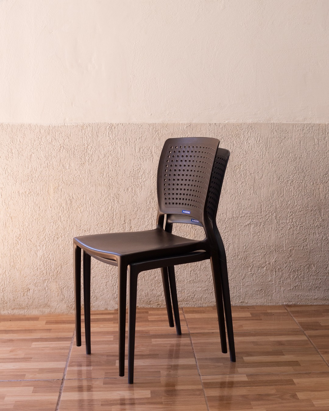 SILLA FIJA SAFIRA TRAMONTINA MARRON (8508) - Imagen 2