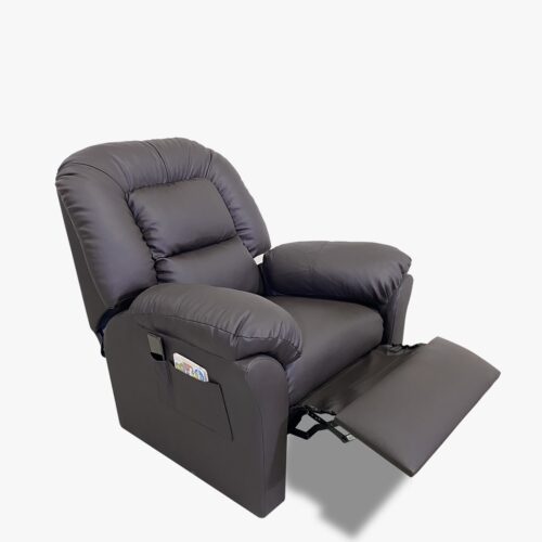 SOFA POLTRONA ECOLEATHER MARRON (745N)