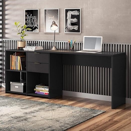 MESA OFFICE NT2060 NOTAVEL NEGRO - Imagen 2