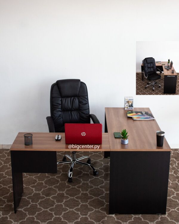 COMBO ESCRITORIO ANGULAR STAR+SILLA ALASKA (BF003D)