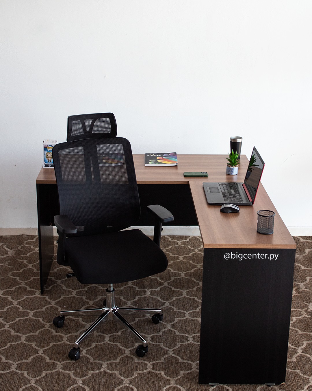 COMBO ESCRITORIO ANGULAR KASPE+SILLA GIR (MO2014) - Imagen 2