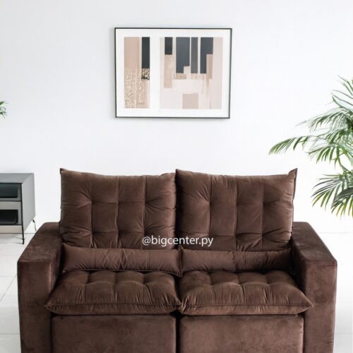 SOFA VAL 2 LUGARES MARRON