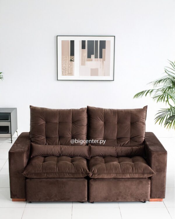 SOFA VAL 2 LUGARES MARRON