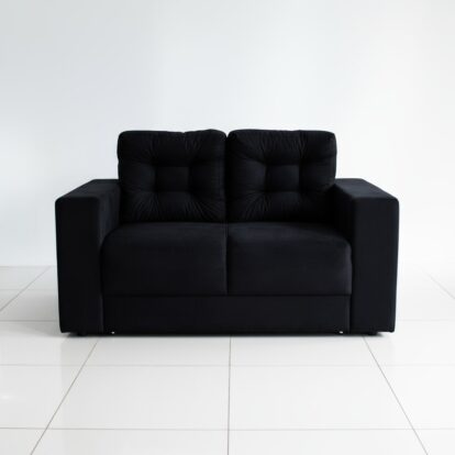 SOFA VAL 2 LUGARES NEGRO