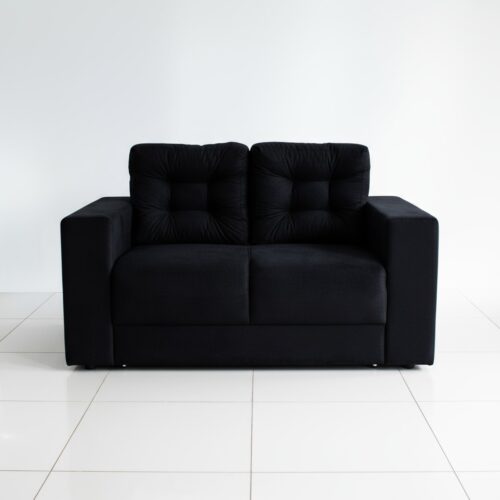 SOFA VAL 2 LUGARES NEGRO