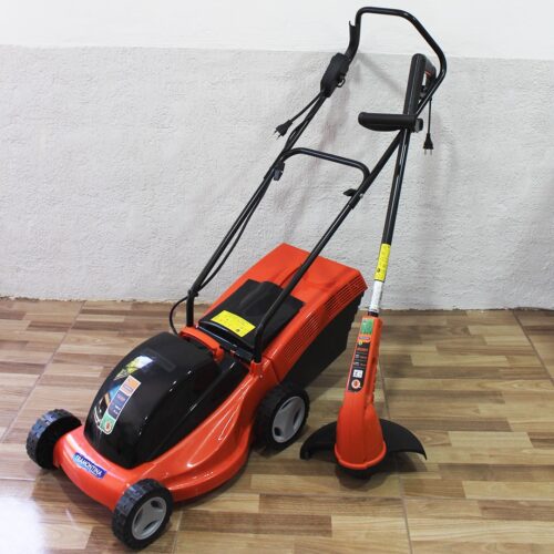 COMBO JARDIN CORTACESPED 1300W+BORDEADORA 1500W TRAMONTINA