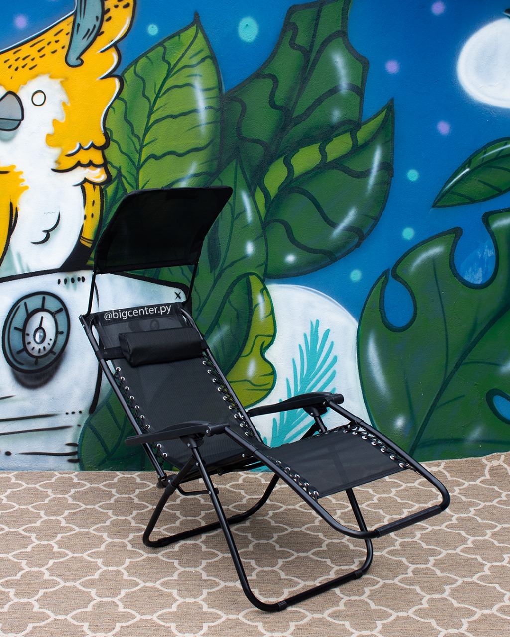 REPOSERA PLEGABLE CON TOLDO WLZH-14