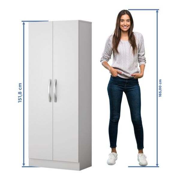 ROPERO MULTIUSO 2P BLANCO(4047) JULY - Imagen 5