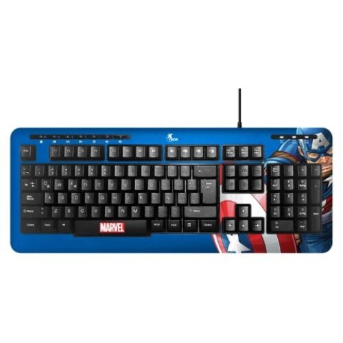 TECLADO USB XTECH CAPITAN AMERICA