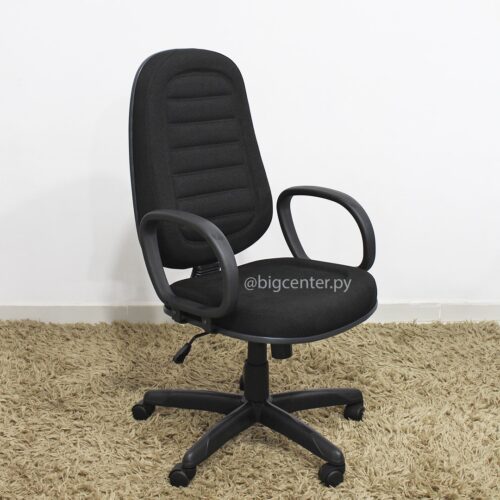 SILLA GIRATORIA MACOX DE TELA CON RESPALDO ALTO 120 K (36233T)