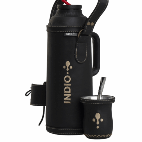 MATE AMPOLLA INDIO 1L SIMIL NEGRO