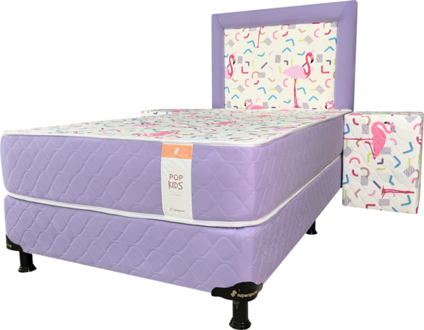 SOMIER POP KIDS 100 X 190 CM 70 K SUPERSPUMA (790+3433+3444) - Imagen 2