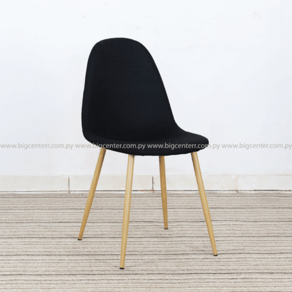 SILLA EAMES TAPIZADA EN TELA 4 PATAS DC7165