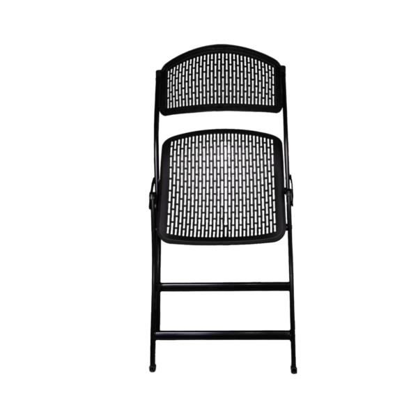 SILLA FIJA PLEGABLE NEGRO (RC) (SPRA) - Imagen 2