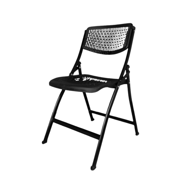 SILLA FIJA PLEGABLE NEGRO (RC) (SPRA) - Imagen 3