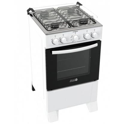 COCINA A GAS JAM STANDAR 4H BLANCO (9835)