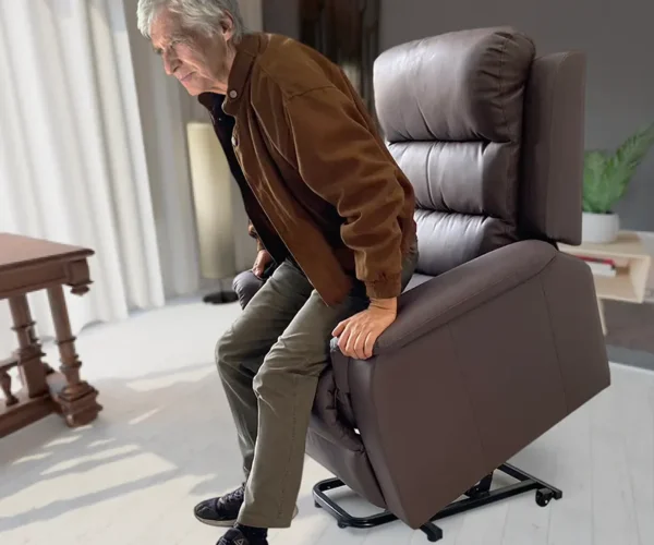 SOFA ELECTRICO ERGONOMICO MOD TM3000 THERALIFT THERAMART - MARRON - Imagen 2