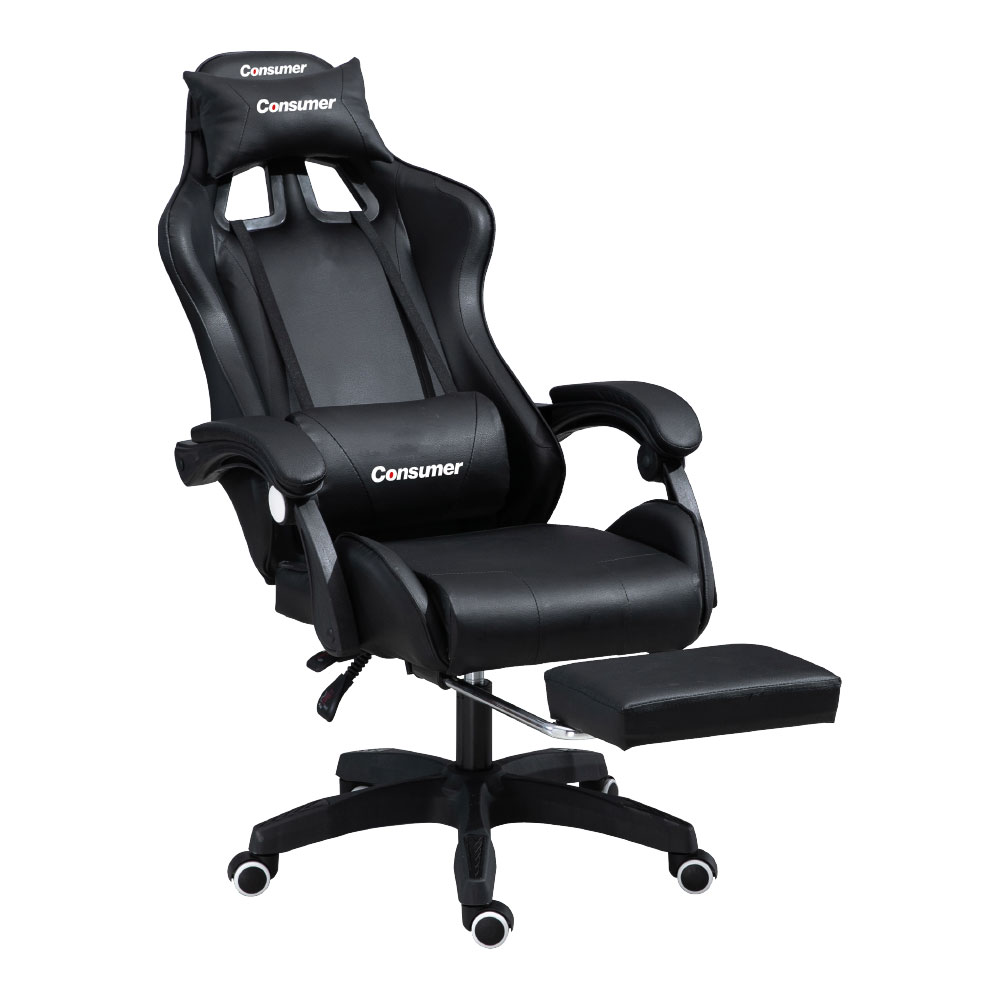 SILLA GAMER CONSUMER NEGRO - Imagen 2