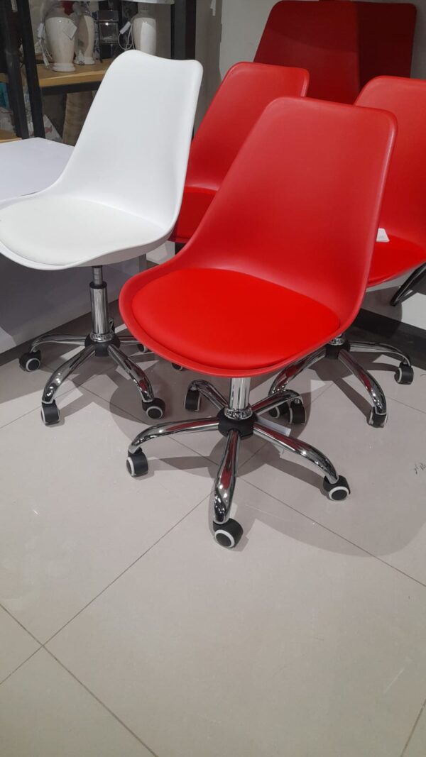 SILLA GIRATORIA EAMES (5074) (H) ROJO - Imagen 2