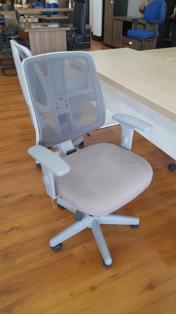 SILLA GIRATORIA FLIP GRIS MACOX (5971) - Imagen 2