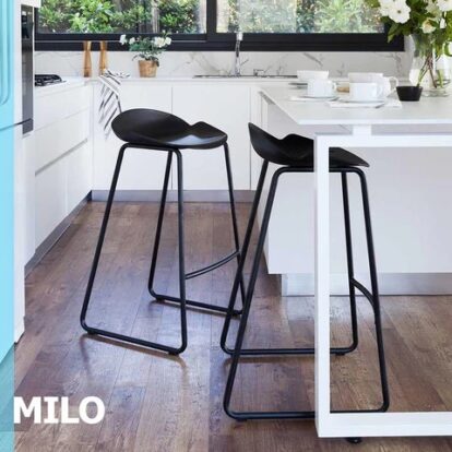BUTACA MILO NEGRO  72 CM OVER (4650)
