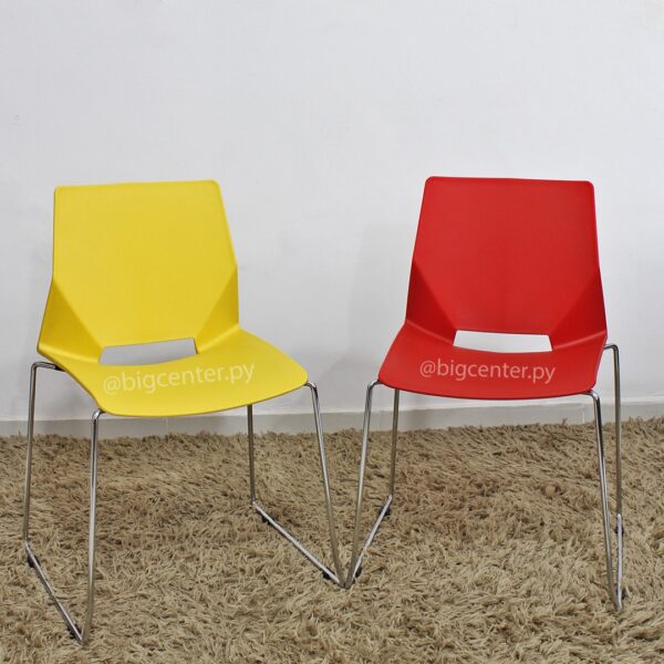 SILLA FIJA AMIRA ROJO NUG (4013) 120K - Imagen 2