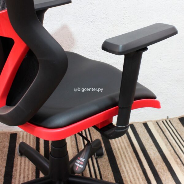 SILLA GIRATORIA GAMER  VIZON DZ ROJO (RJT19) - Imagen 2