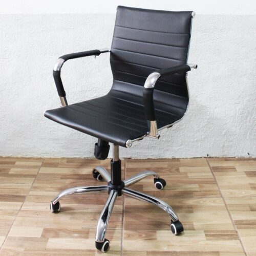 SILLA GIRATORIA TRINEO 90K C/ RESPALDO BAJO (Y1846BJ)