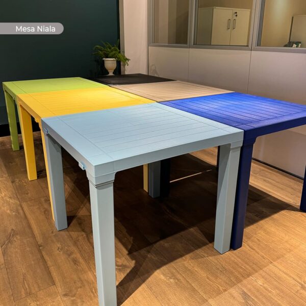 MESA VAYE CUADRADA AMARILLO - Imagen 2