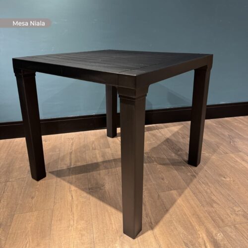 MESA VAYE CUADRADA NEGRO